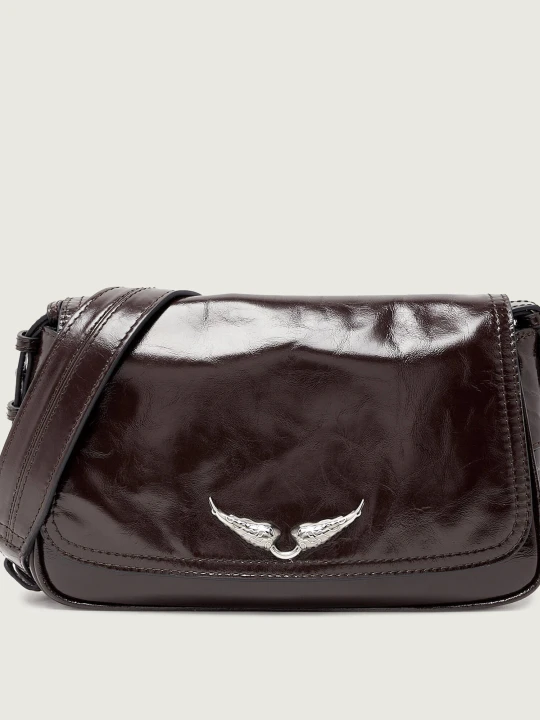Zdjęcie produktu Zadig&Voltaire Skórzana torebka na ramię LE ZOUZOU VINTAGE brązowy