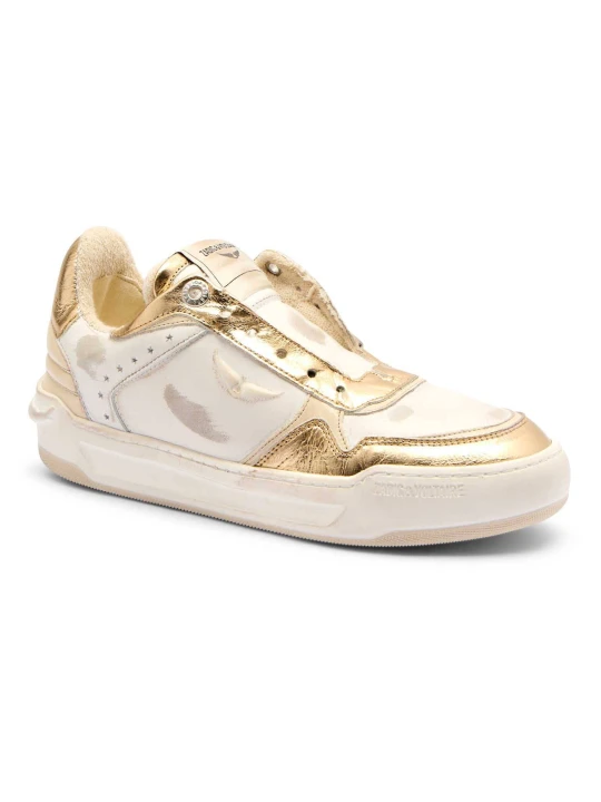 Zdjęcie produktu Zadig&Voltaire Skórzane sneakersy WINGS VINTAGE biały