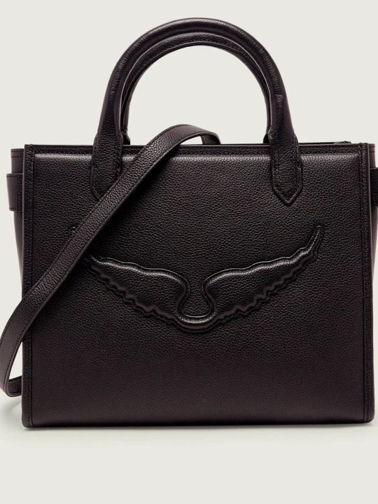 Zdjęcie produktu Zadig&Voltaire Skórzany kuferek ANGEL czarny