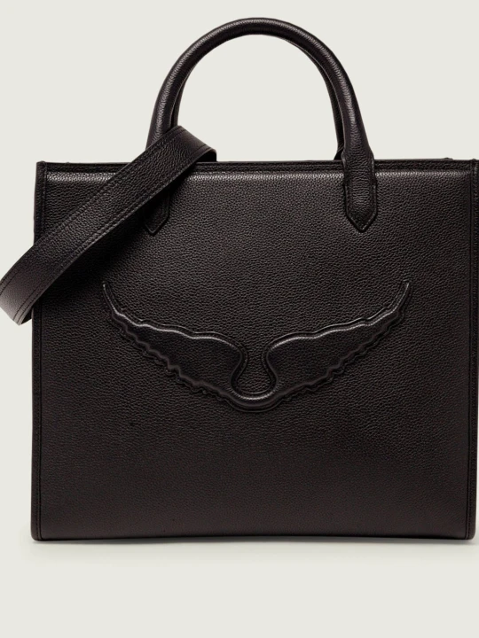 Zdjęcie produktu Zadig&Voltaire Skórzany kuferek ANGEL czarny