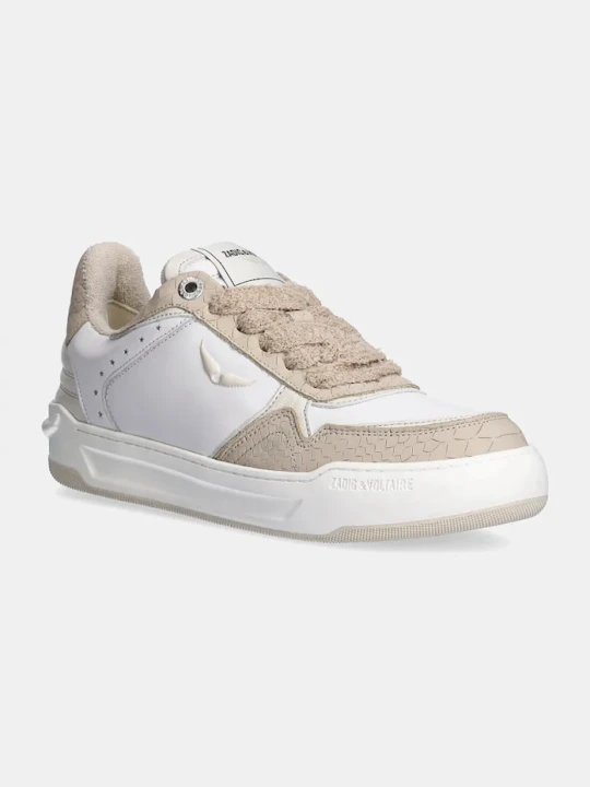 Zdjęcie produktu ZADIG&VOLTAIRE sneakersy skórzane Wings biały