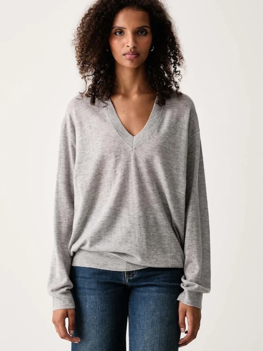Zdjęcie produktu Zadig&Voltaire sweter damski kaszmirowy SWYNY szary