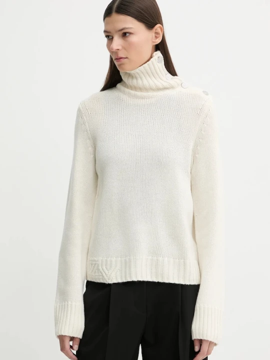 Zdjęcie produktu ZADIG&VOLTAIRE sweter kaszmirowy beżowy