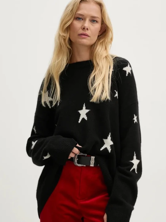 Zdjęcie produktu ZADIG&VOLTAIRE sweter kaszmirowy czarny