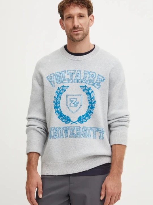 Zdjęcie produktu ZADIG&VOLTAIRE sweter wełniany szary