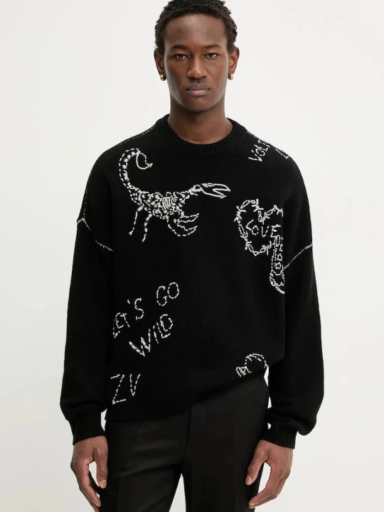 Zdjęcie produktu ZADIG&VOLTAIRE sweter wełniany czarny