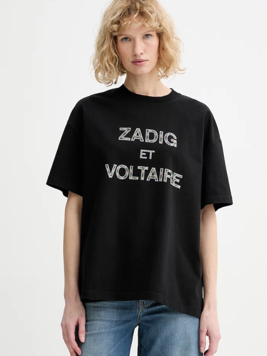Zdjęcie produktu Zadig&Voltaire t-shirt bawełniany czarny