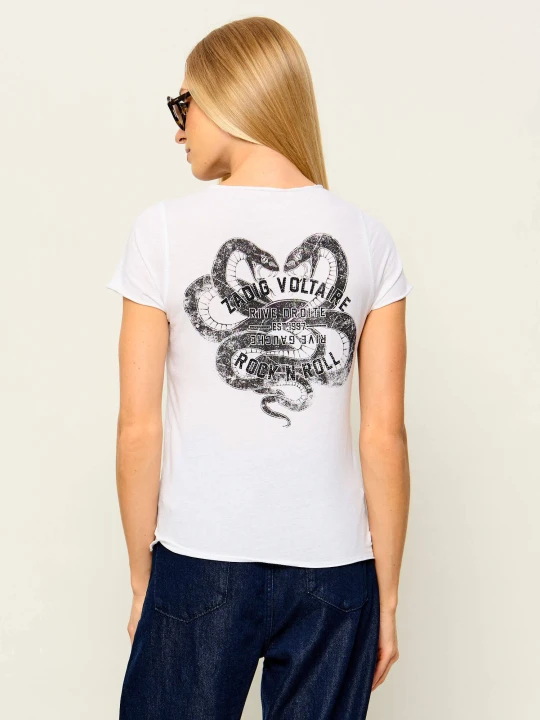 Zdjęcie produktu Zadig&Voltaire T-shirt Henley | Regular Fit biały