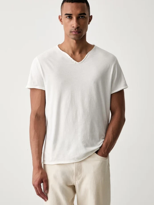 Zdjęcie produktu Zadig&Voltaire T-shirt męski bawełniany MONASTIR beżowy