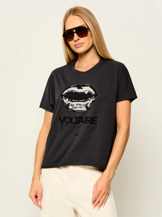 Zdjęcie produktu Zadig&Voltaire T-shirt Tommer | Regular Fit grafitowy