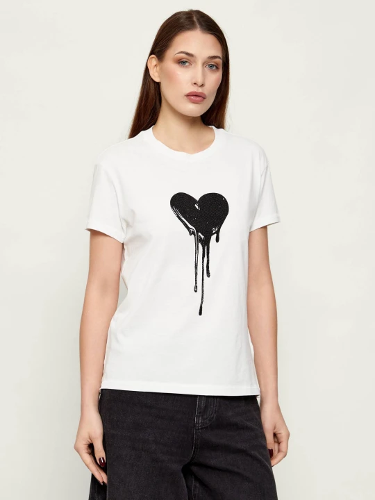 Zdjęcie produktu Zadig&Voltaire T-shirt Walk Hc Flowing | Regular Fit biały