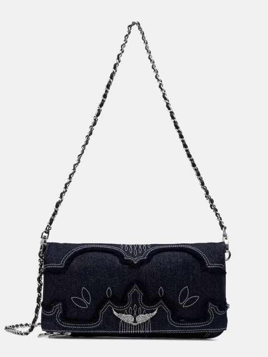 Zdjęcie produktu Zadig&Voltaire torebka crossbody damska jeansowa czarny