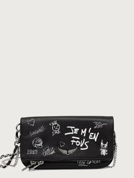Zdjęcie produktu Zadig&Voltaire torebka crossbody damska skórzana czarny