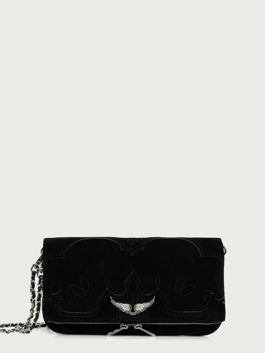 Zdjęcie produktu Zadig&Voltaire torebka crossbody damska zamszowa czarny