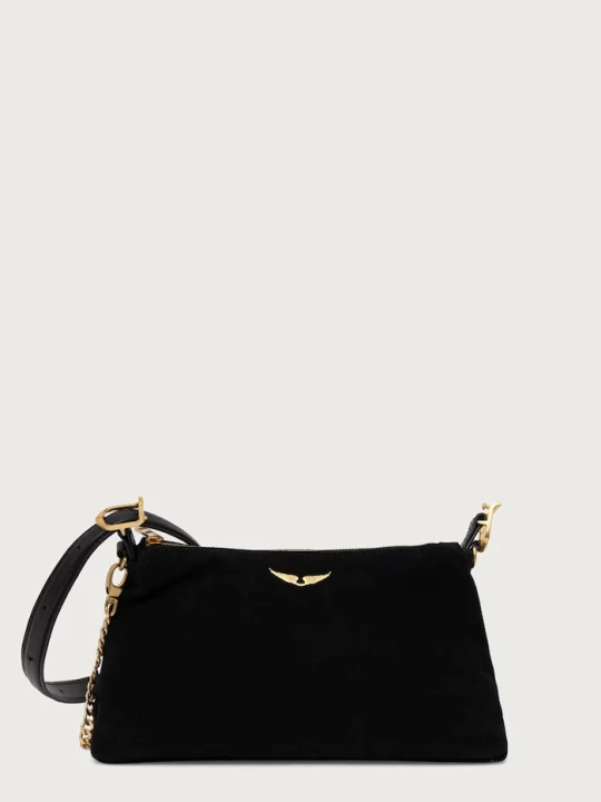 Zdjęcie produktu Zadig&Voltaire torebka crossbody damska zamszowa JIM czarny