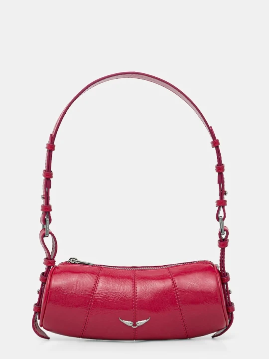 Zdjęcie produktu Zadig&Voltaire torebka damska skórzana LE ROUDOUDOU VINTAGE PATENT różowy