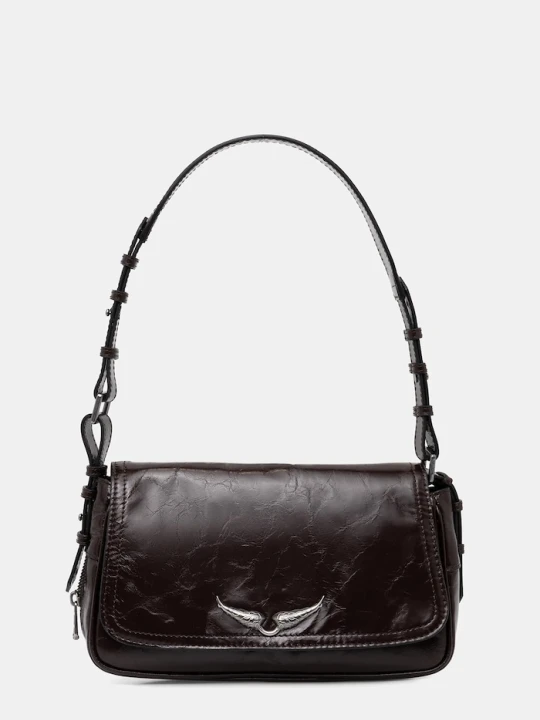 Zdjęcie produktu ZADIG&VOLTAIRE torebka skórzana LE ZOUZOU VINTAGE PATENT brązowy