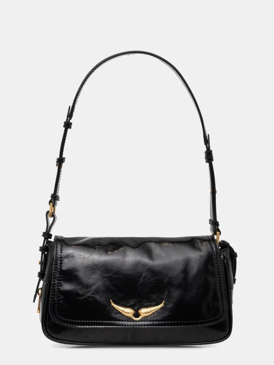 Zdjęcie produktu ZADIG&VOLTAIRE torebka skórzana LE ZOUZOU VINTAGE PATENT czarny