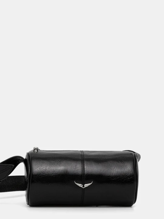 Zdjęcie produktu ZADIG&VOLTAIRE torebka skórzana LE DOUDOU VINTAGE PATENT czarny