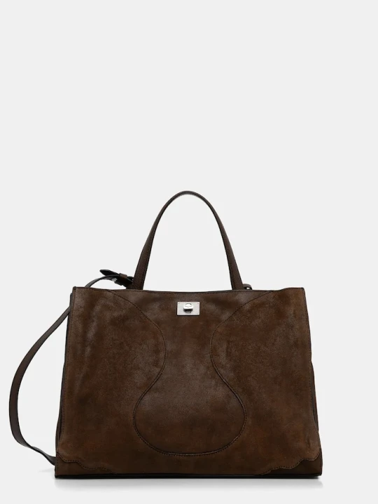 Zdjęcie produktu ZADIG&VOLTAIRE torebka zamszowa JACK SUEDE brązowy