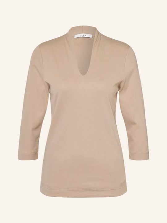Zdjęcie produktu Zaída Koszulka Z Kołnierzem Kielichowym beige
