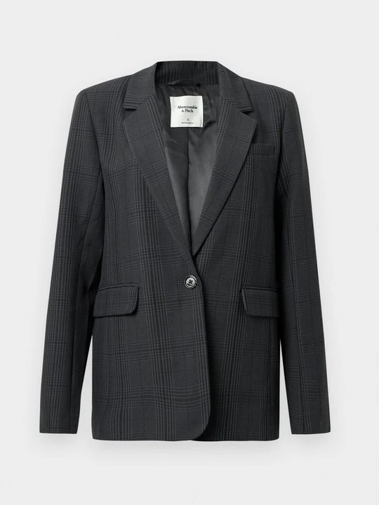Zdjęcie produktu Żakiet Abercrombie & Fitch ciemnoszary