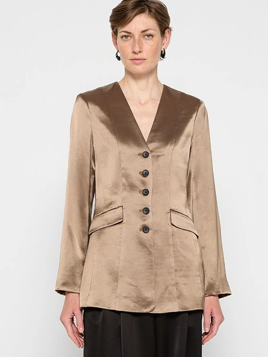Zdjęcie produktu Żakiet By Malene Birger brązowy