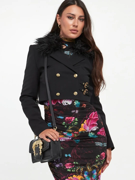 Zdjęcie produktu Żakiet damski z futerkiem VERSACE JEANS COUTURE