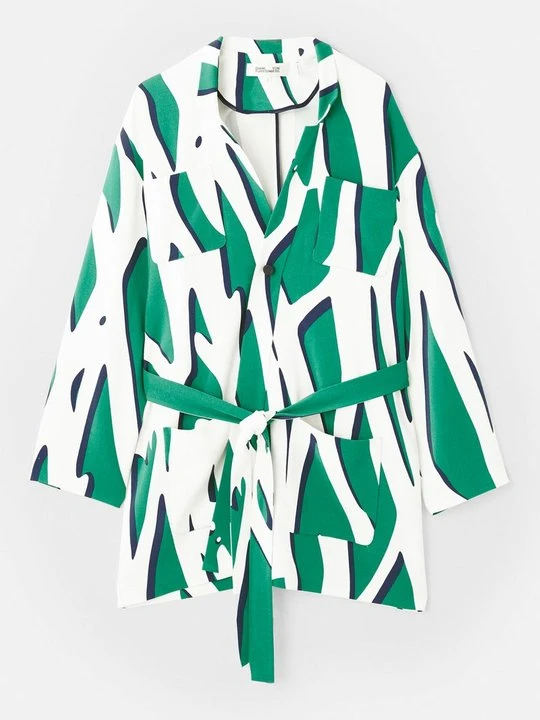 Zdjęcie produktu Żakiet Diane Von Furstenberg zielony