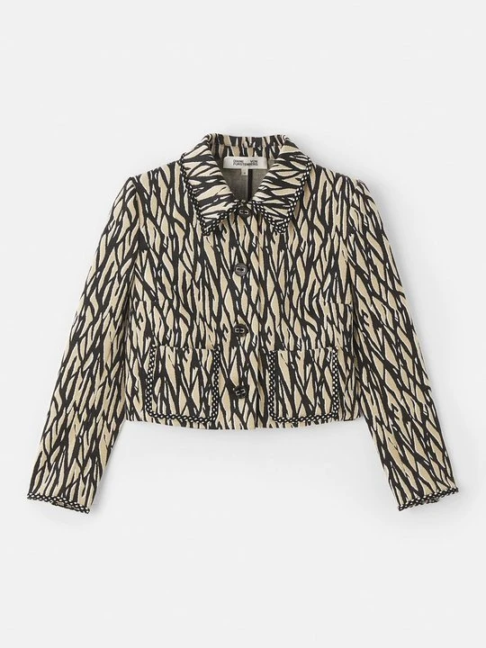 Zdjęcie produktu Żakiet Diane Von Furstenberg brązowy