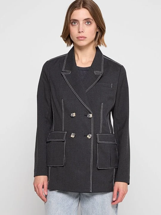 Zdjęcie produktu Żakiet DKNY ciemnoszary