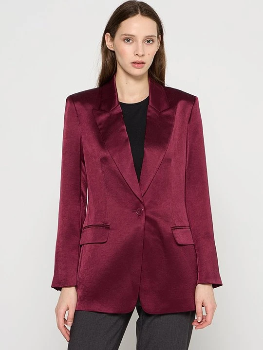 Zdjęcie produktu Żakiet DKNY ciemnoczerwony