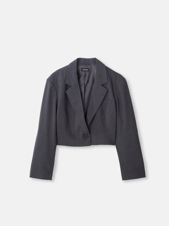 Zdjęcie produktu Żakiet Even&Odd By Zalando szary melanż