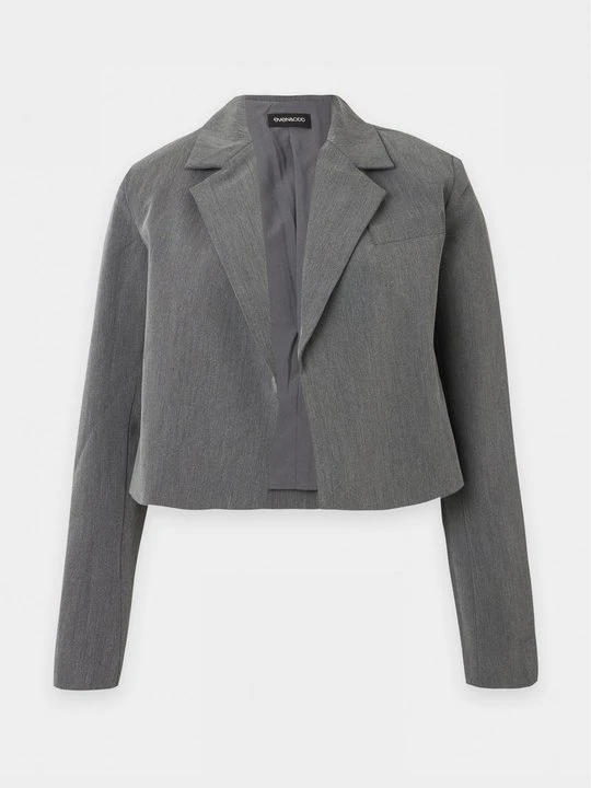 Zdjęcie produktu Żakiet Even&Odd By Zalando ciemnoszary melanż