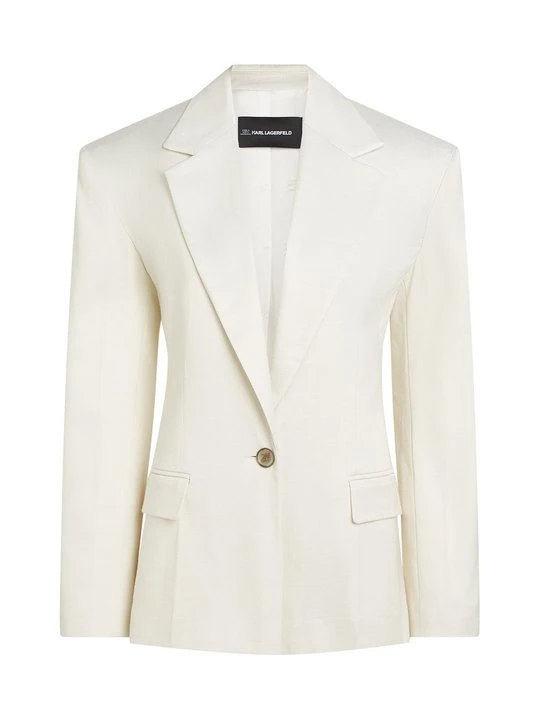 Zdjęcie produktu Żakiet KARL LAGERFELD mleczny