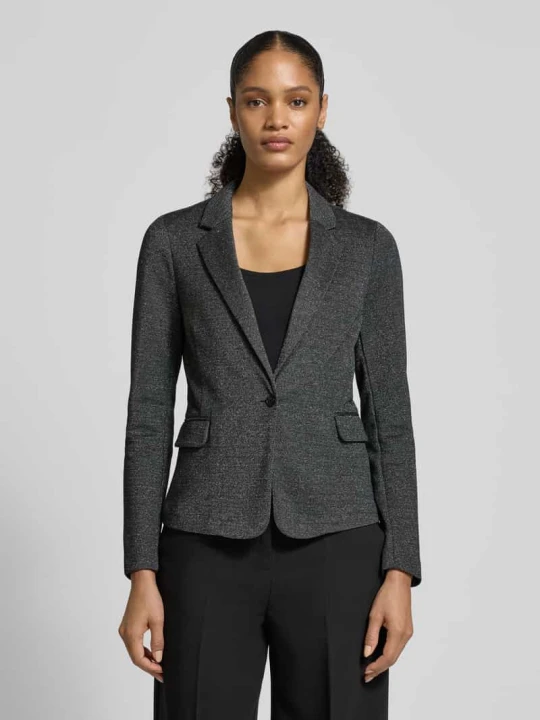 Zdjęcie produktu Żakiet krótki o kroju regular fit z dodatkiem bawełny model ‘JULIA’ Vero Moda Czarny