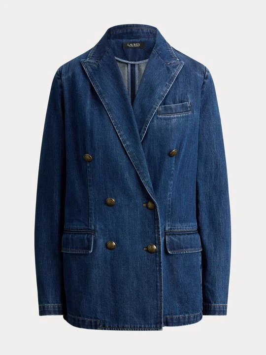 Zdjęcie produktu Żakiet Lauren Ralph Lauren niebieski denim