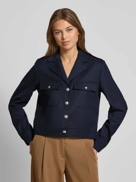 Zdjęcie produktu Żakiet o kroju regular fit z mieszanki wełny model ‘DABRAY’ Lauren Ralph Lauren Granatowy