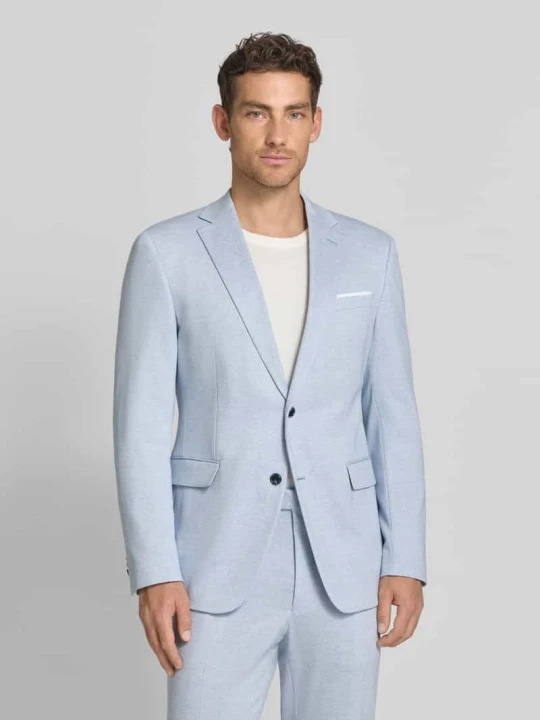 Zdjęcie produktu żakiet o kroju regular fit z mieszanki wiskozy model 'Finch' JOOP! Jasnoniebieski