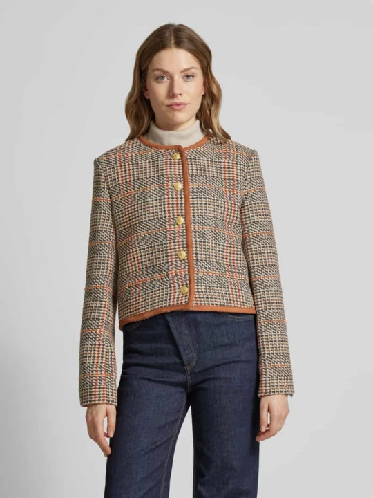 Zdjęcie produktu Żakiet o kroju regular fit z okrągłym dekoltem Tommy Hilfiger Beżowy