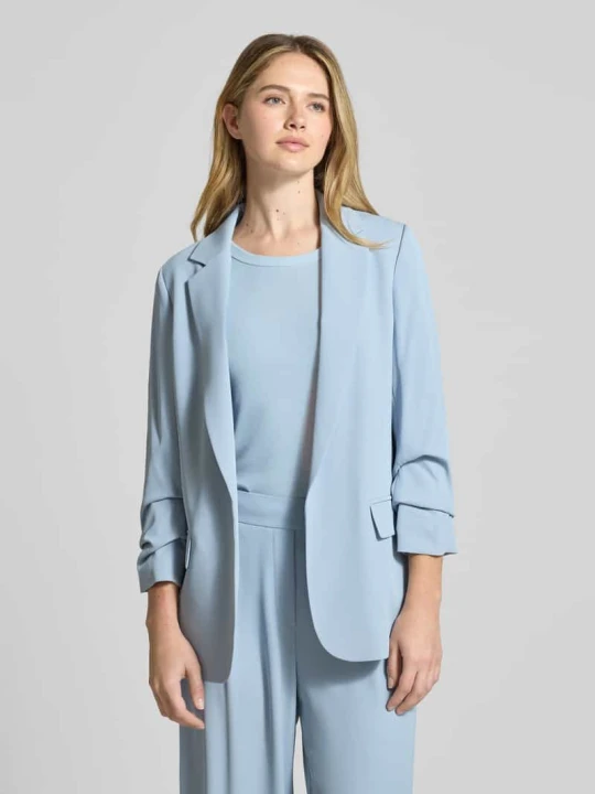 Zdjęcie produktu Marynarka w kroju relaxed fit z kieszeniami z patkami Jake*s Błękitny