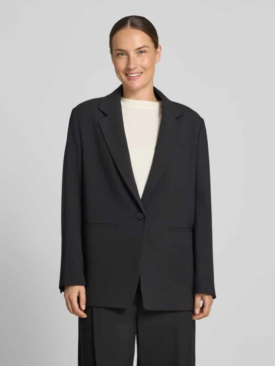 Zdjęcie produktu Żakiet o kroju relaxed fit z kieszeniami z wypustkami model 'MOWTIE' Drykorn Czarny