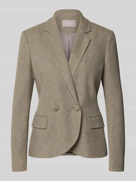 Zdjęcie produktu żakiet o kroju slim fit z kieszeniami z patką Christian Berg Beżowy melanż
