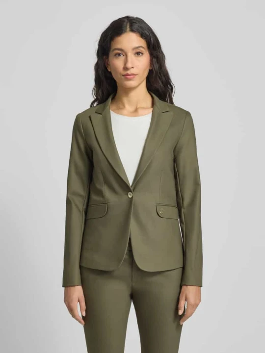 Zdjęcie produktu Żakiet o kroju slim fit z kieszeniami z patką model ‘Blake Night’ MOS MOSH Oliwkowy
