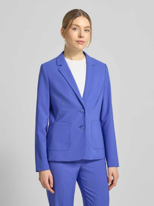 Zdjęcie produktu Żakiet o kroju slim fit z kołnierzem z połami Betty Barclay Królewski niebieski
