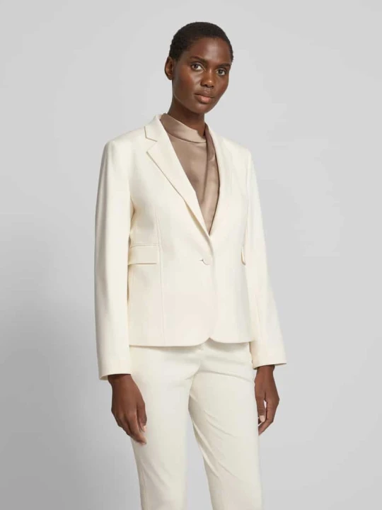 Zdjęcie produktu Żakiet o kroju slim fit z mieszanka wiskozy model 'JIA14' Boss Złamany biały