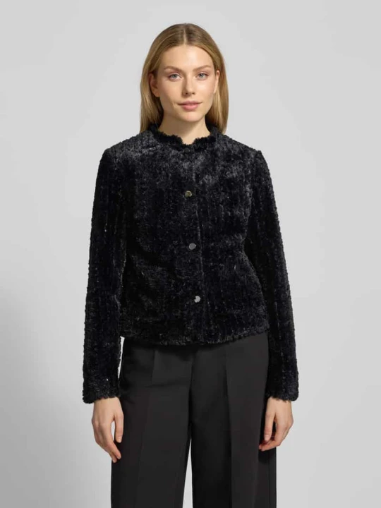 Zdjęcie produktu Marynarka Slim Fit z naszywanymi kieszeniami MORE & MORE Czarny