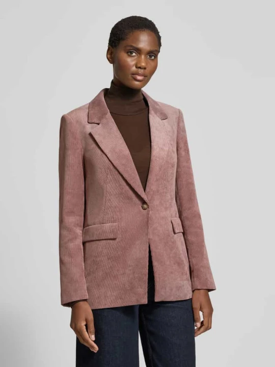 Zdjęcie produktu Żakiet o kroju slim fit z sztruksu z kieszeniami z patką comma