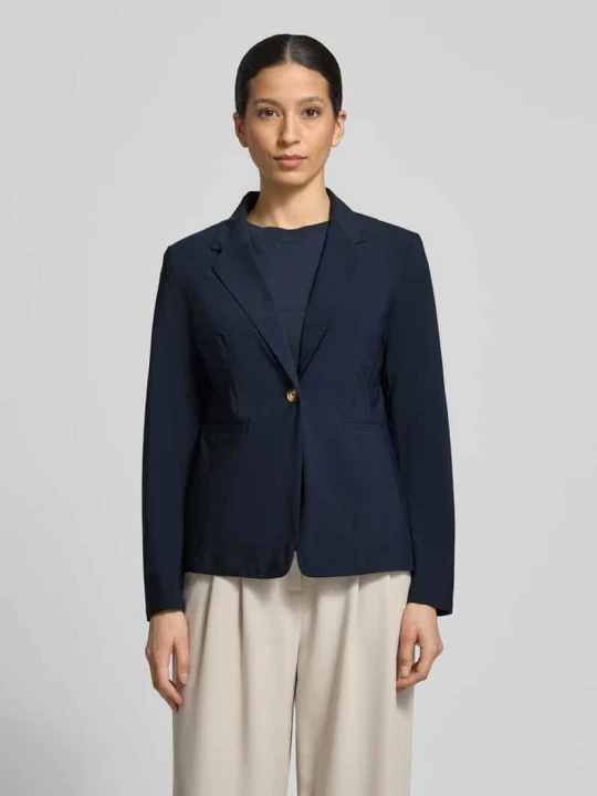 Zdjęcie produktu Żakiet o kroju slim fit z zapięciem na guzik White Label Granatowy
