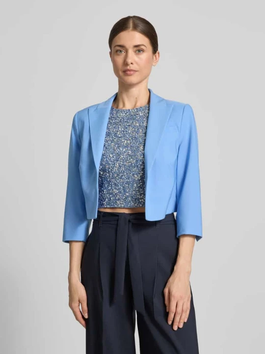 Zdjęcie produktu Żakiet o krótkim kroju z kołnierzem z połami Betty Barclay Błękitny